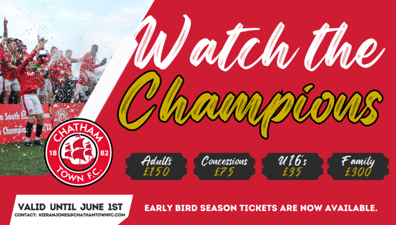EARLY BIRD SEASON TICKETS LAUNCHED