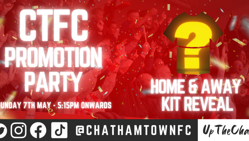 CHATHAM TO REVEAL NEW-LOOK HOME & AWAY KITS ON SUNDAY